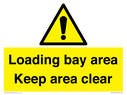 loading-bay-area-keep-area-clear-sign~